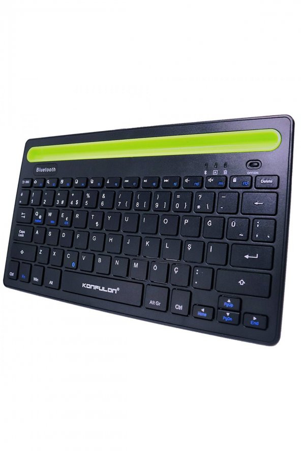 Konfulon V4 Bluetooth 5.0 Standlı Türkçe Q Klavye - 3