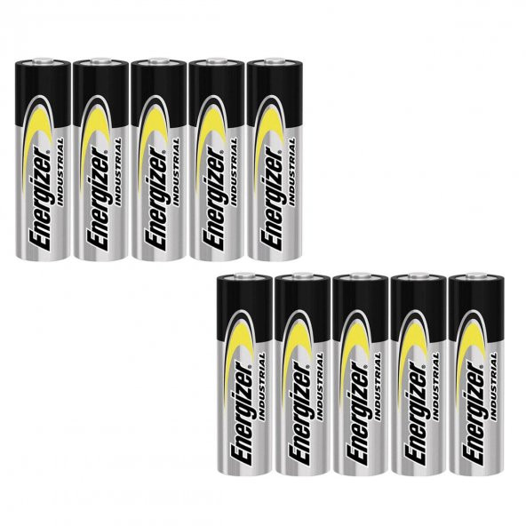 Energizer Industrial AA Alkalin Kalem Pil 10lu Paket - 3
