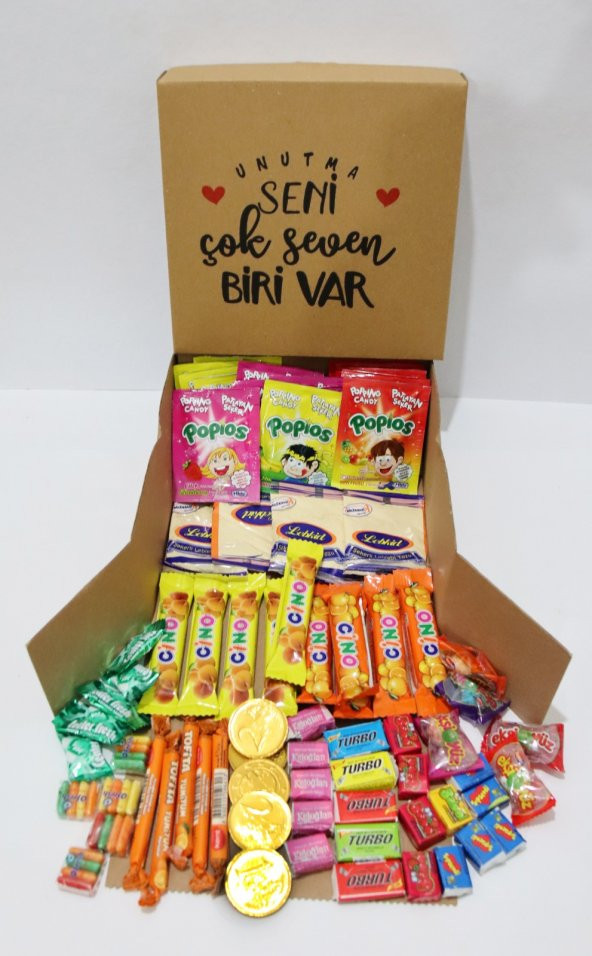 90lar Nostalji Şeker,sakız,cino Doğum Günü Hediye pakedi 2