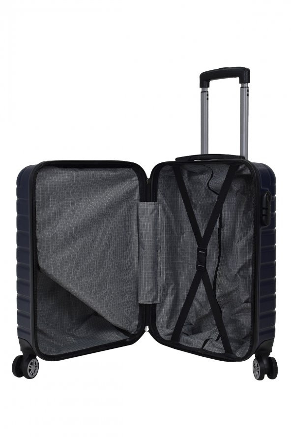 Elatae Kabin Boy Valiz Lacivert Pro Abs 1001 - Resim 5