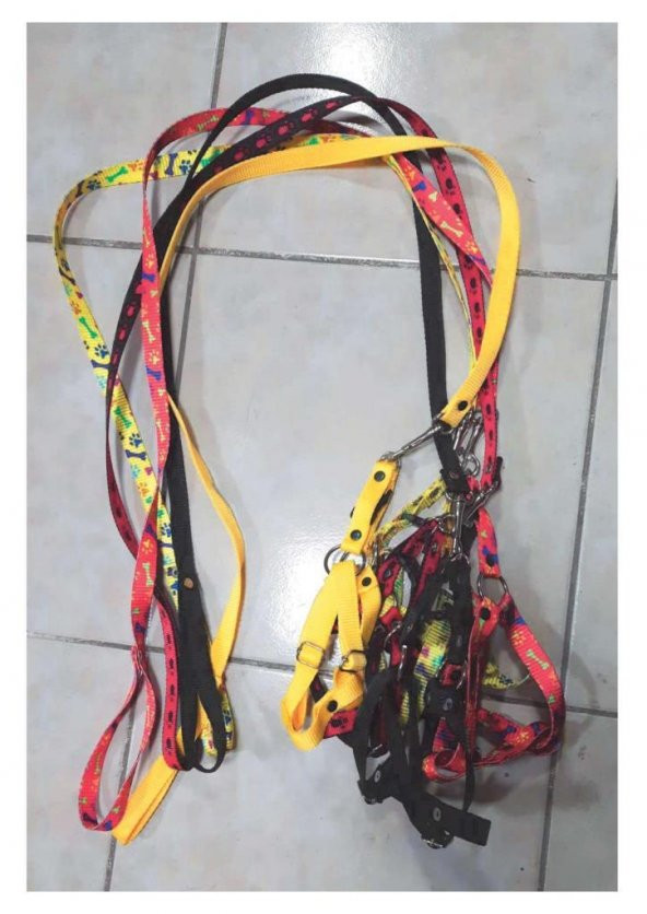Coco Pet Köpek Ayarlanır Göğüs Tasma ve Gezdirme Kayışı Göğüs 33-50 cm - 1