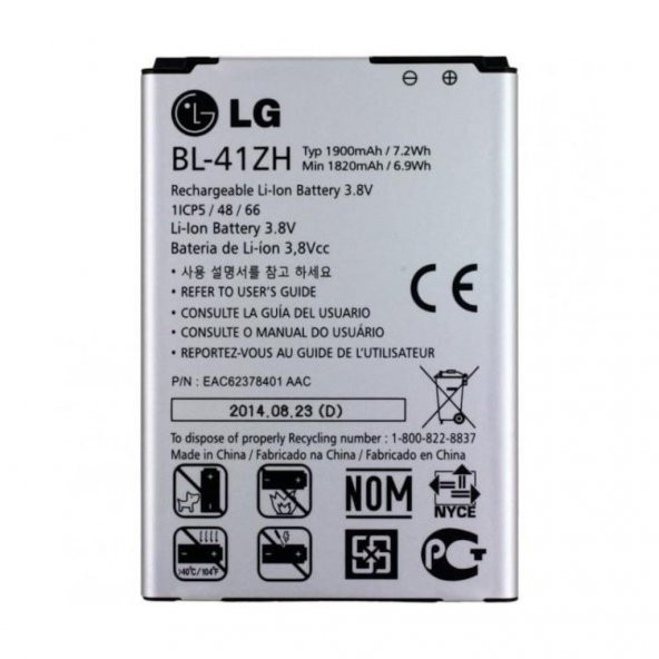 LG  BL-41ZH D290 Fino Batarya Pil Orjinal