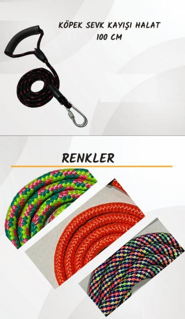 Coco Pet Köpek Fitil Gezdirme Kayışı 100 cm