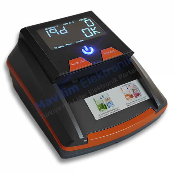 Bill Counter AL-130 F9 SahtePara Kontrol Makinesi 5 Ülke Parası - 3