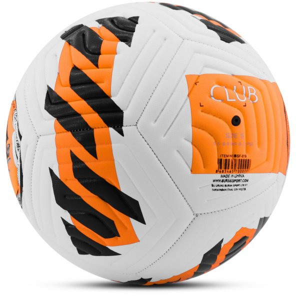 4LÜ SET Basketbol Voleybol Sert Zemin CLUB Futbol Topu Top Şişirme Pompası Seti Turuncu-018 - 2