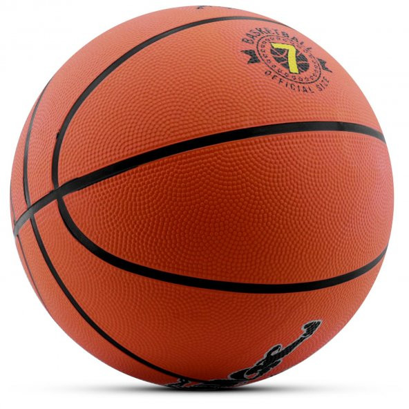 4LÜ SET Basketbol Voleybol Sert Zemin CLUB Futbol Topu Top Şişirme Pompası Seti Turuncu-018 - 6