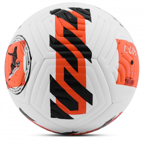 4LÜ SET Basketbol Voleybol Sert Zemin CLUB Futbol Topu Top Şişirme Pompası Seti Kırmızı-018 - 5