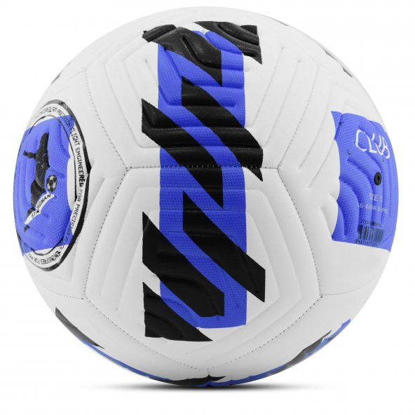 4LÜ SET Basketbol Voleybol Sert Zemin CLUB Futbol Topu Top Şişirme Pompası Seti Mavi-018 - 5