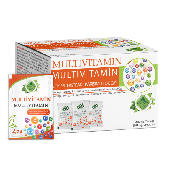 Multivitamin Satchet Powder Tea (Multivitamin Saşe)