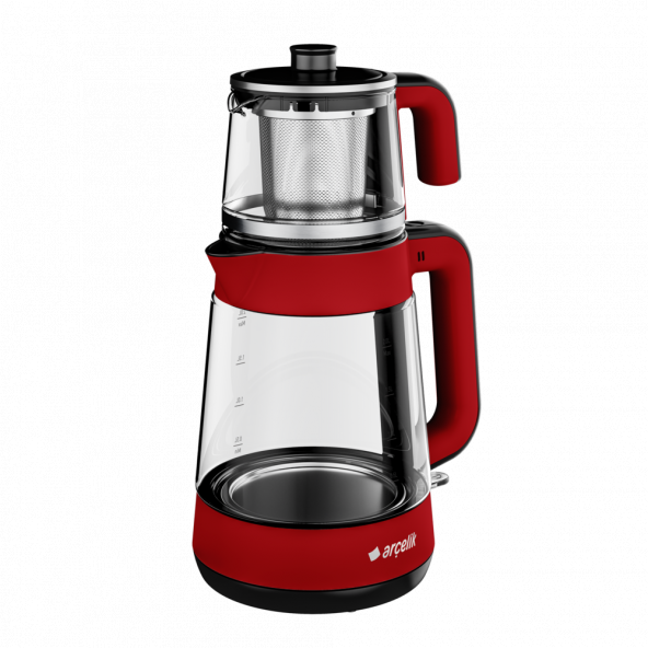 ARÇELİK CM 6964 KIRMIZI CAM ÇAY MAKİNESİ - 2