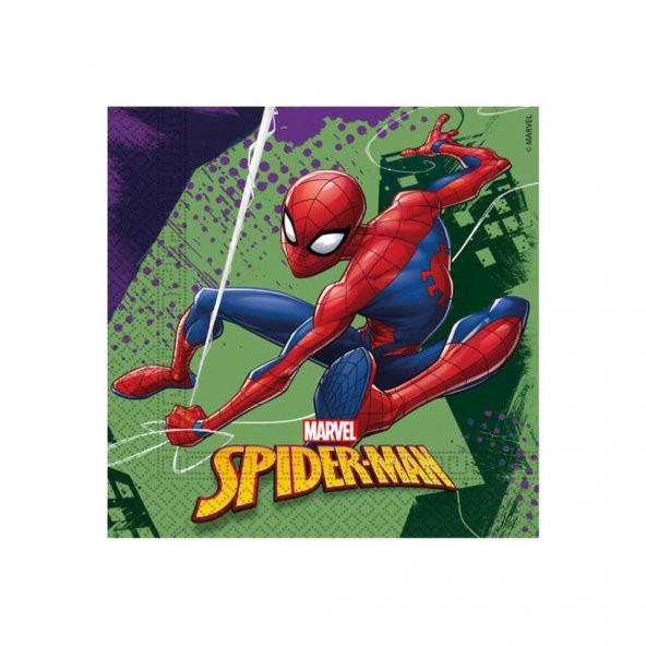 Spiderman Team Up Kağıt Peçete 20 adet 33x33 cm