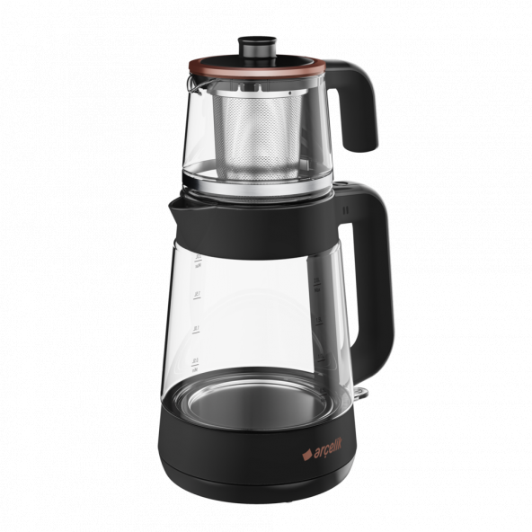 ARÇELİK CM 6964 SİYAH CAM ÇAY MAKİNESİ - 2