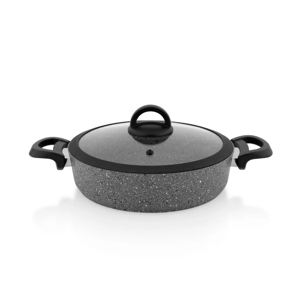 Schafer Cucina Yanmaz Yapışmaz Tencere Seti 7 Parça-Gri - 11