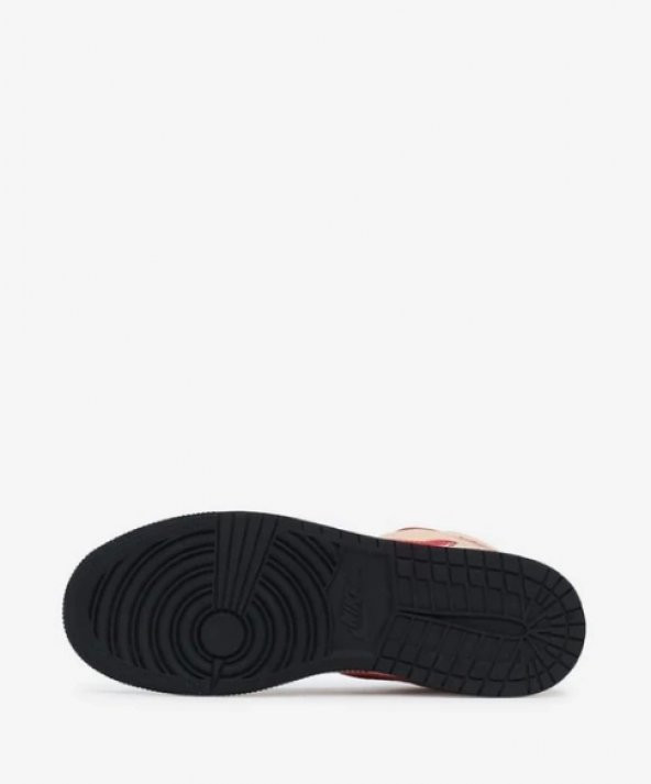 Nike Air Jordan 1 Mid Light Curry Cardinal (GS) - 5