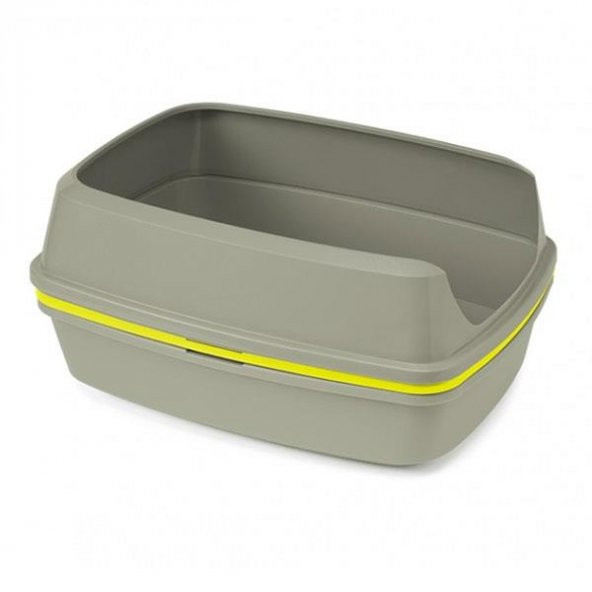 Moderna 4 Katlı Elekli Kedi Tuvaleti Gri-Sarı 38x50x24 Cm - 2