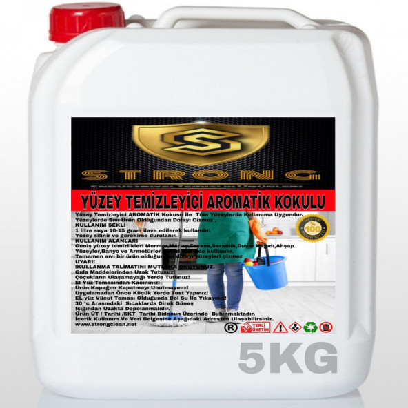 STRONG YÜZEY TEMİZLEYİCİ AROMATİK 5KG