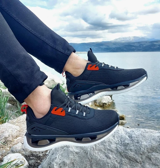 Dunlop 2240 Siyah Renk Air Taban Fuspetli Erkek Spor Ayakkabı - 3