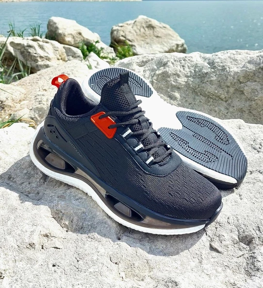 Dunlop 2240 Siyah Renk Air Taban Fuspetli Erkek Spor Ayakkabı - 10