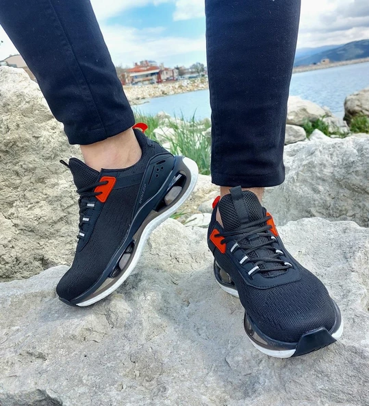 Dunlop 2240 Siyah Renk Air Taban Fuspetli Erkek Spor Ayakkabı - 5