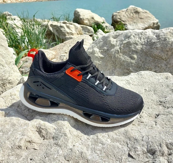 Dunlop 2240 Siyah Renk Air Taban Fuspetli Erkek Spor Ayakkabı - 8