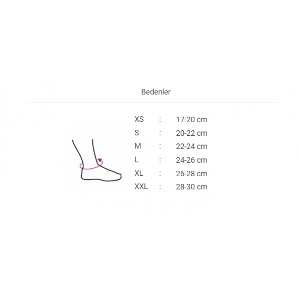 Orthocare 7910 Malleocare Comfort Örme ayak bilekliği (malleol destekli) - 2