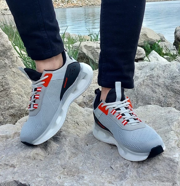 Dunlop 2240 Gri Renk Air Taban Fuspetli Erkek Spor Ayakkabı - 5