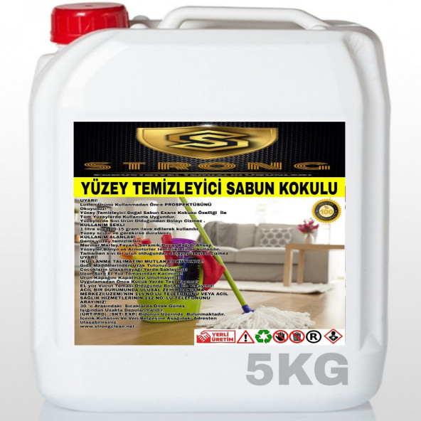 STRONG YÜZEY TEMİZLEYİCİ DOĞAL SABUN 5KG