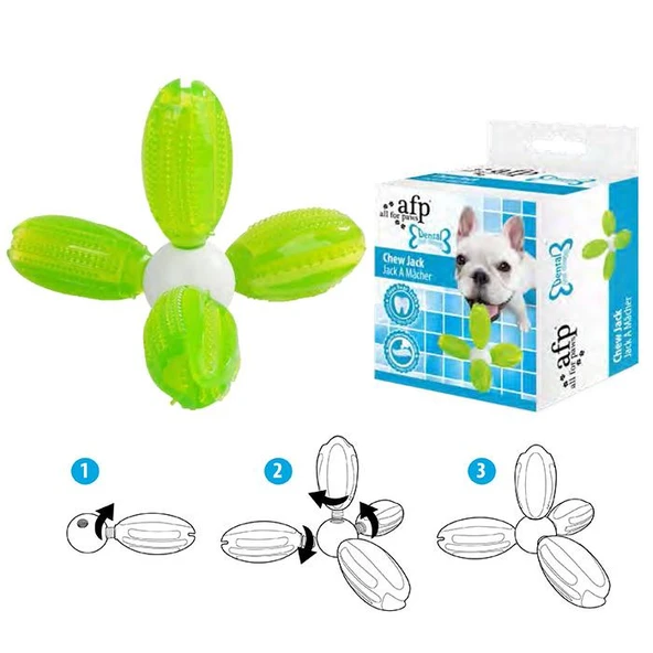 Pawise Çok Yönlü Dental Temizleyici Yeşil 15x14x13 cm - Resim 2