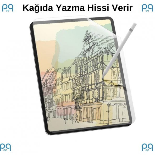 Peeq İpad 9.7 İnç (5.Nesil) 2017 Paper Like Kağıda Yazma Hissi Veren Ekran Koruyucu