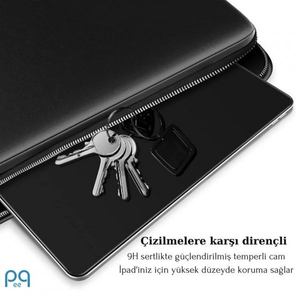 Peeq İpad 10.2 İnç 8.Nesil Privacy Tablet Hayalet Full Glue Temperli Ekran Koruyucu - 4