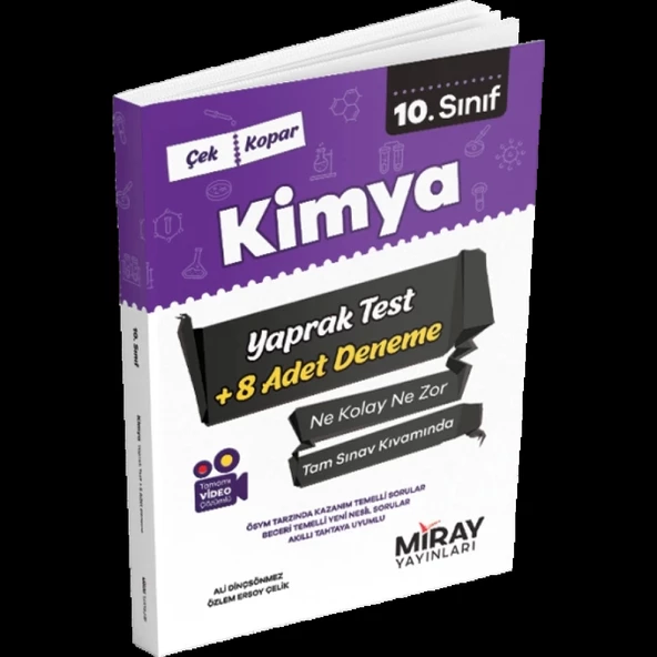 Miray 10. Sınıf Kimya Yaprak Testler