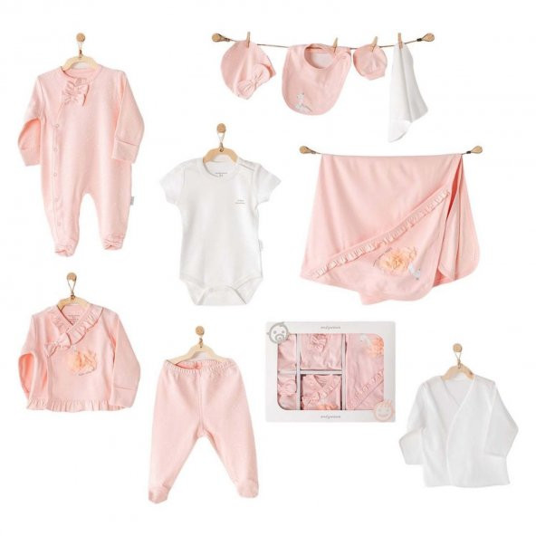 Andywawa AC23281 Hello Lovely 10 Parça Hastane Çıkışı Pink