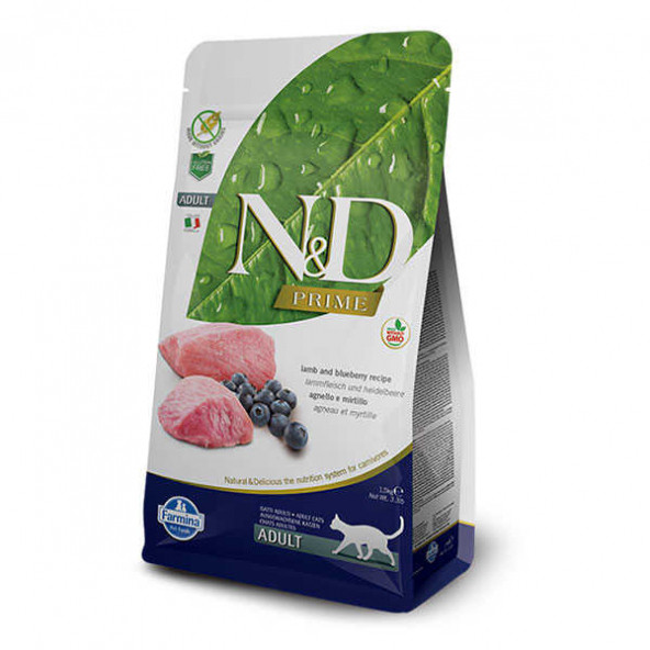 ND Tahılsız Kuzu Etli Kedi Maması 1.5 KG