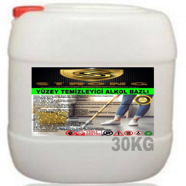 STRONG YÜZEY TEMİZLEYİCİ ALKOL BAZLI 30KG