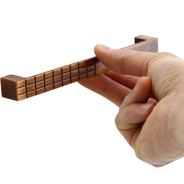 Bihter Eskitme Antik Bakır 160 mm Metal Mobilya Mutfak Çekmece Dolap Dolabı Kulpu Kulbu Kulpları - 5