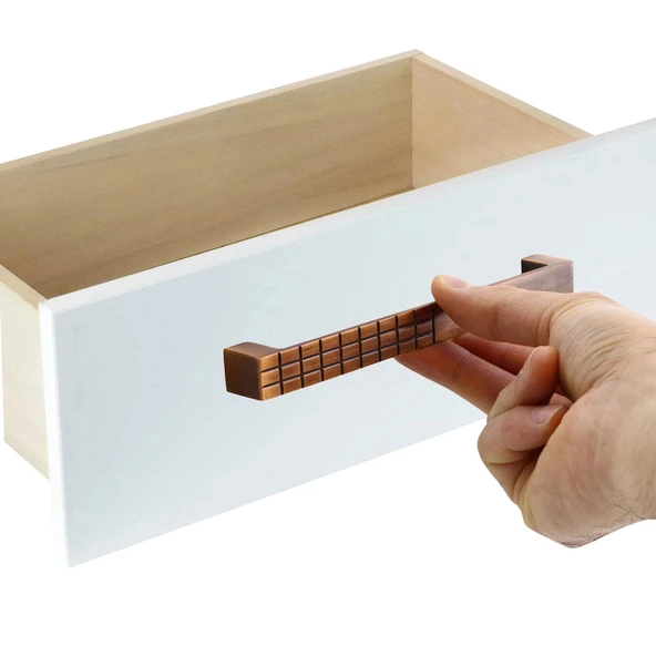 Bihter Eskitme Antik Bakır 160 mm Metal Mobilya Mutfak Çekmece Dolap Dolabı Kulpu Kulbu Kulpları - 3