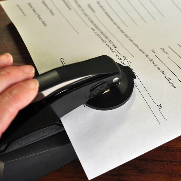 Soğuk Mühür Kabartma Damga Portatif El Tipi Baskı Makinesi - Resim 7