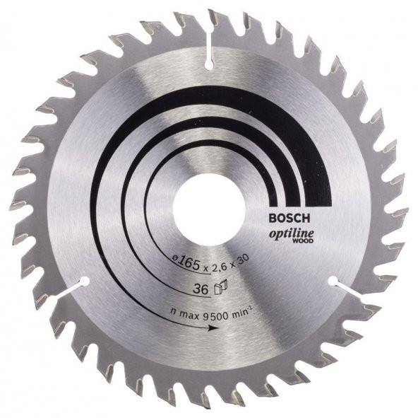 Bosch 160*30/20 mm 36 Diş Ahşap için Daire Testere Bıçağı Optiline - 3