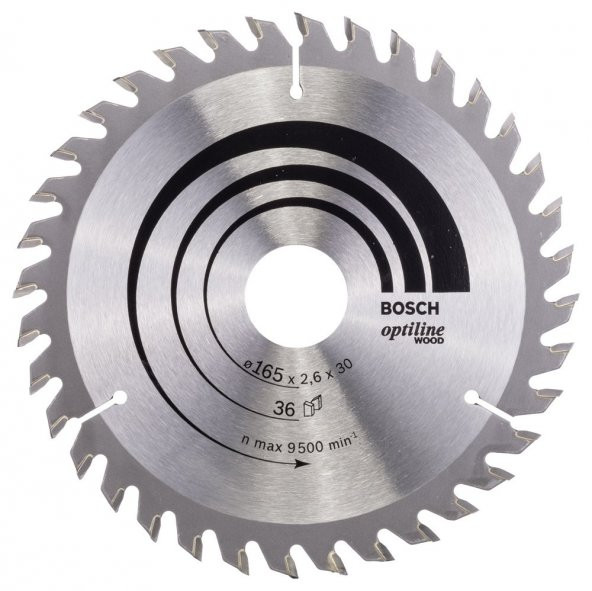 Bosch 160*30/20 mm 36 Diş Ahşap için Daire Testere Bıçağı Optiline - 4