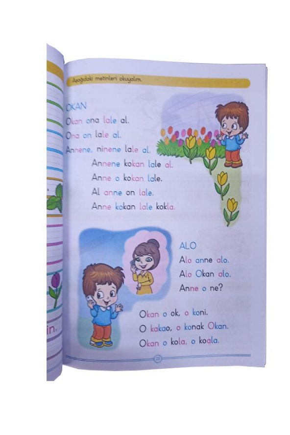 Hece Kitabı 4 Adım Yayınları 1 Sınıf İçin İlk Okuma Yazma Öğrenme Kitabı Örnek Harfler Okumayı Öğrenme Kitapı - 5