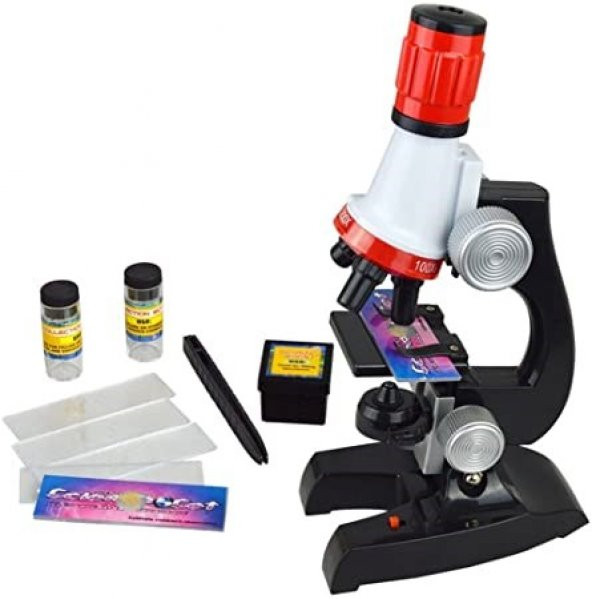 Hayal Sepeti  Science Kits For Kids Microscope Beginner Microscope Kit LED 100X, 400X, And 1200X - 2