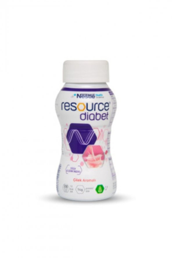 6 Adet Resource Diabet Çilek 200 ml + Organik Sabun