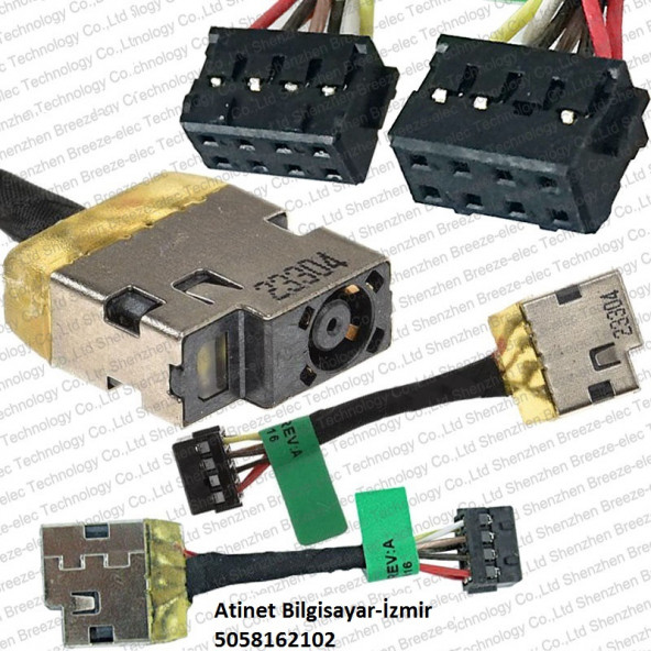Hp 15-P101Nt 15-P0765Tx 15-P098Tx 15-N002St 15-P011St 15-P005St  Power Dc Jack Şarj Soket 730932-Yd1 Rev.X2 15-N