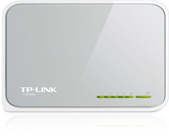 Tp-Link TL-SF1005D 5 port 10-100 Mbps Switch Plastik Kasa
