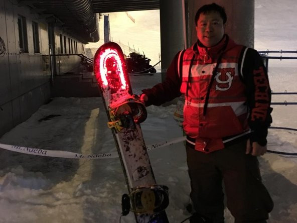 Snowboard Led Şerit Montajı Plastik Aparat