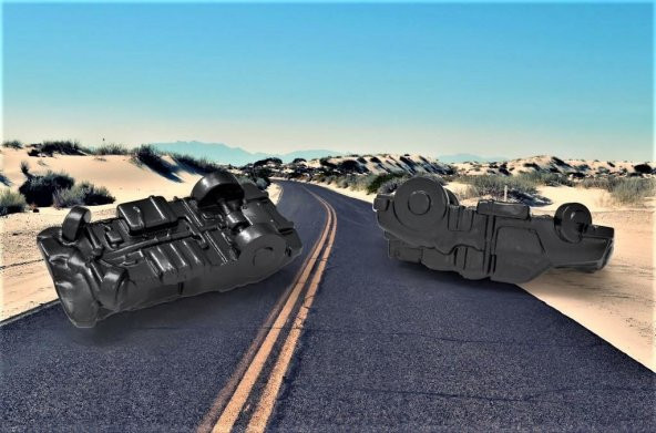 Thunder Road Araba Enkazı - Oyun Token Taraması Plastik Aparat