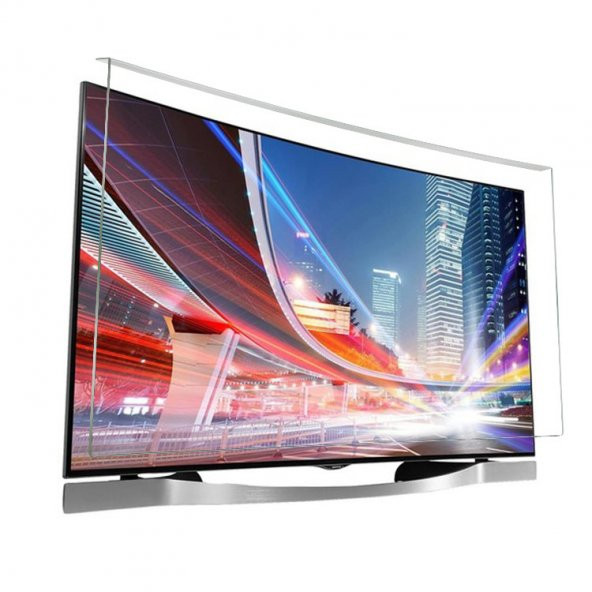 Bestomark Kristalize Panel Samsung 48JU6570 Tv Ekran Koruyucu Curved Ekran