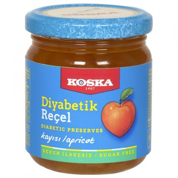 Koska Light Diyabetik Reçel Kayısı 240gr