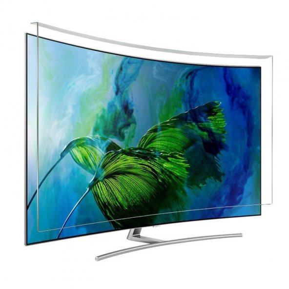Bestomark Kristalize Panel Samsung 49RU7300 Tv Ekran Koruyucu Curved Ekran