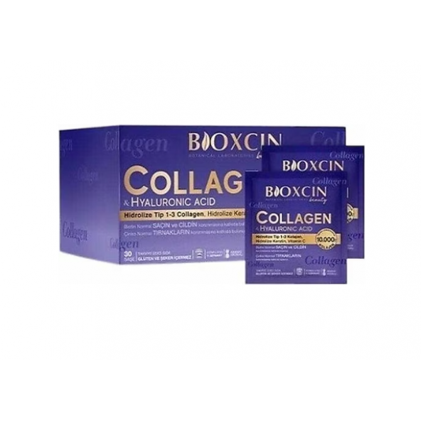 Bioxcin Beauty Collagen Hyaluronic Acid 30 Saşe ürün görseli